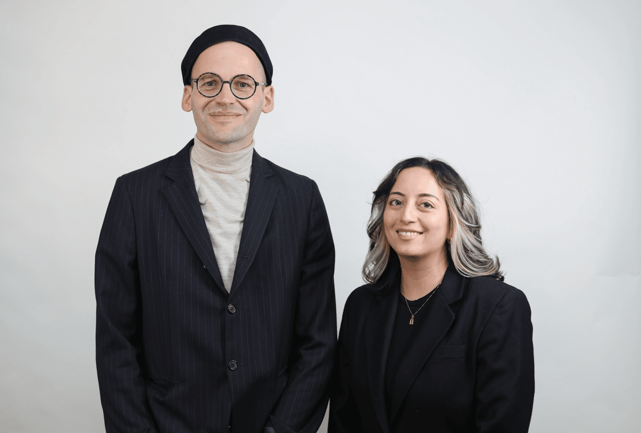 Image of the founders of PamPam, Helen Jaramillo and Carlo Joerges