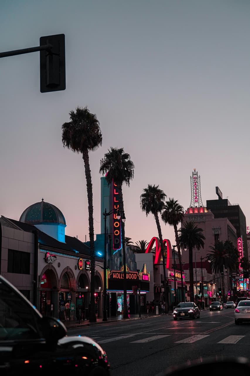 Los Angeles travel map template - Interactive custom map