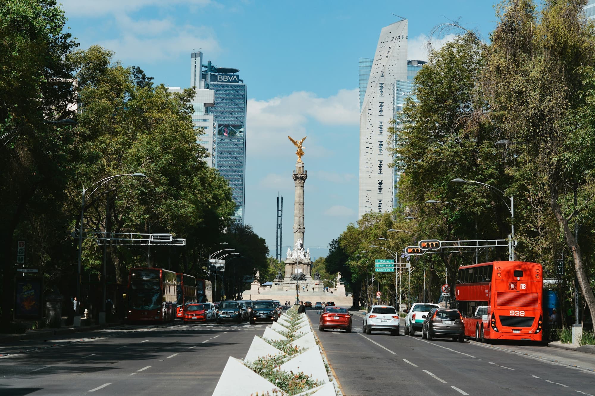 Mexico City travel map template - Interactive custom map